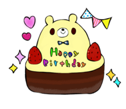 Mushroomapple and Bear sticker #13403861