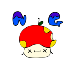 Mushroomapple and Bear sticker #13403874