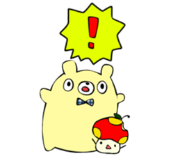 Mushroomapple and Bear sticker #13403875