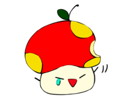 Mushroomapple and Bear sticker #13403885