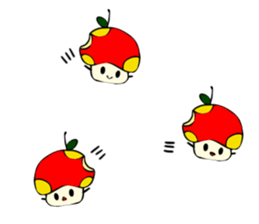 Mushroomapple and Bear sticker #13403893