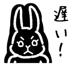 a housewife rabbit sticker #13404485