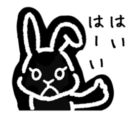 a housewife rabbit sticker #13404486