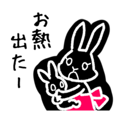 a housewife rabbit sticker #13404487