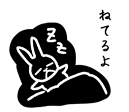 a housewife rabbit sticker #13404500