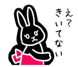 a housewife rabbit sticker #13404512