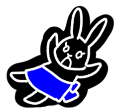 a housewife rabbit sticker #13404516