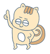 Squirrel-Risubon sticker #13404598