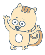 Squirrel-Risubon sticker #13404604