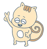 Squirrel-Risubon sticker #13404613