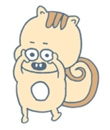 Squirrel-Risubon sticker #13404615