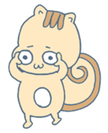 Squirrel-Risubon sticker #13404616