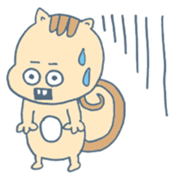 Squirrel-Risubon sticker #13404617