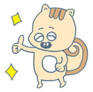 Squirrel-Risubon sticker #13404618