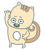 Squirrel-Risubon sticker #13404621