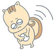 Squirrel-Risubon sticker #13404623