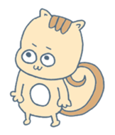 Squirrel-Risubon sticker #13404627