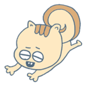 Squirrel-Risubon sticker #13404628