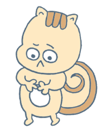 Squirrel-Risubon sticker #13404631