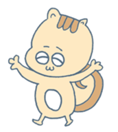 Squirrel-Risubon sticker #13404635