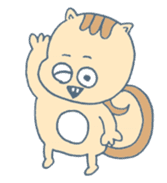 Squirrel-Risubon sticker #13404636