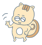 Squirrel-Risubon sticker #13404637