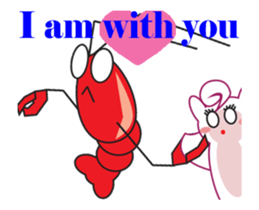 Strong, the aspiring shrimp sticker #13404773