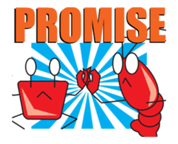 Strong, the aspiring shrimp sticker #13404781