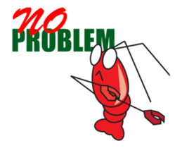 Strong, the aspiring shrimp sticker #13404783