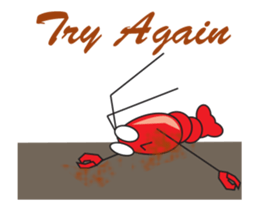 Strong, the aspiring shrimp sticker #13404784