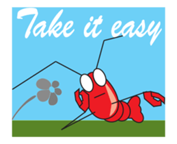 Strong, the aspiring shrimp sticker #13404786