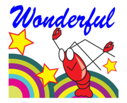 Strong, the aspiring shrimp sticker #13404788