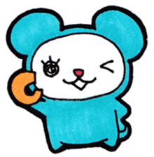 Alphabet and numbers Sticker sticker #13404832