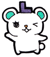 Alphabet and numbers Sticker sticker #13404841