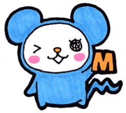 Alphabet and numbers Sticker sticker #13404842