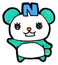 Alphabet and numbers Sticker sticker #13404843