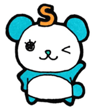 Alphabet and numbers Sticker sticker #13404848