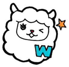 Alphabet and numbers Sticker sticker #13404852