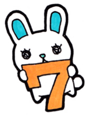 Alphabet and numbers Sticker sticker #13404866