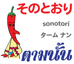 Feeling Of Prik chan Th&Jp Comunication sticker #13404875