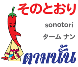 Feeling Of Prik chan Th&Jp Comunication sticker #13404875