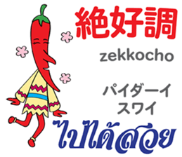 Feeling Of Prik chan Th&Jp Comunication sticker #13404877