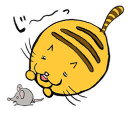 Curvy cat kimaru sticker #13405249