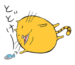 Curvy cat kimaru sticker #13405252