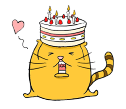 Curvy cat kimaru sticker #13405257