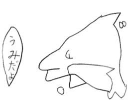 Animal drawing sticker sticker #13405270