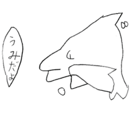 Animal drawing sticker sticker #13405270