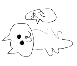 Animal drawing sticker sticker #13405271