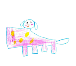 Animal drawing sticker sticker #13405285