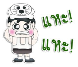 Mr. Kotaro. Love cat. sticker #13405292